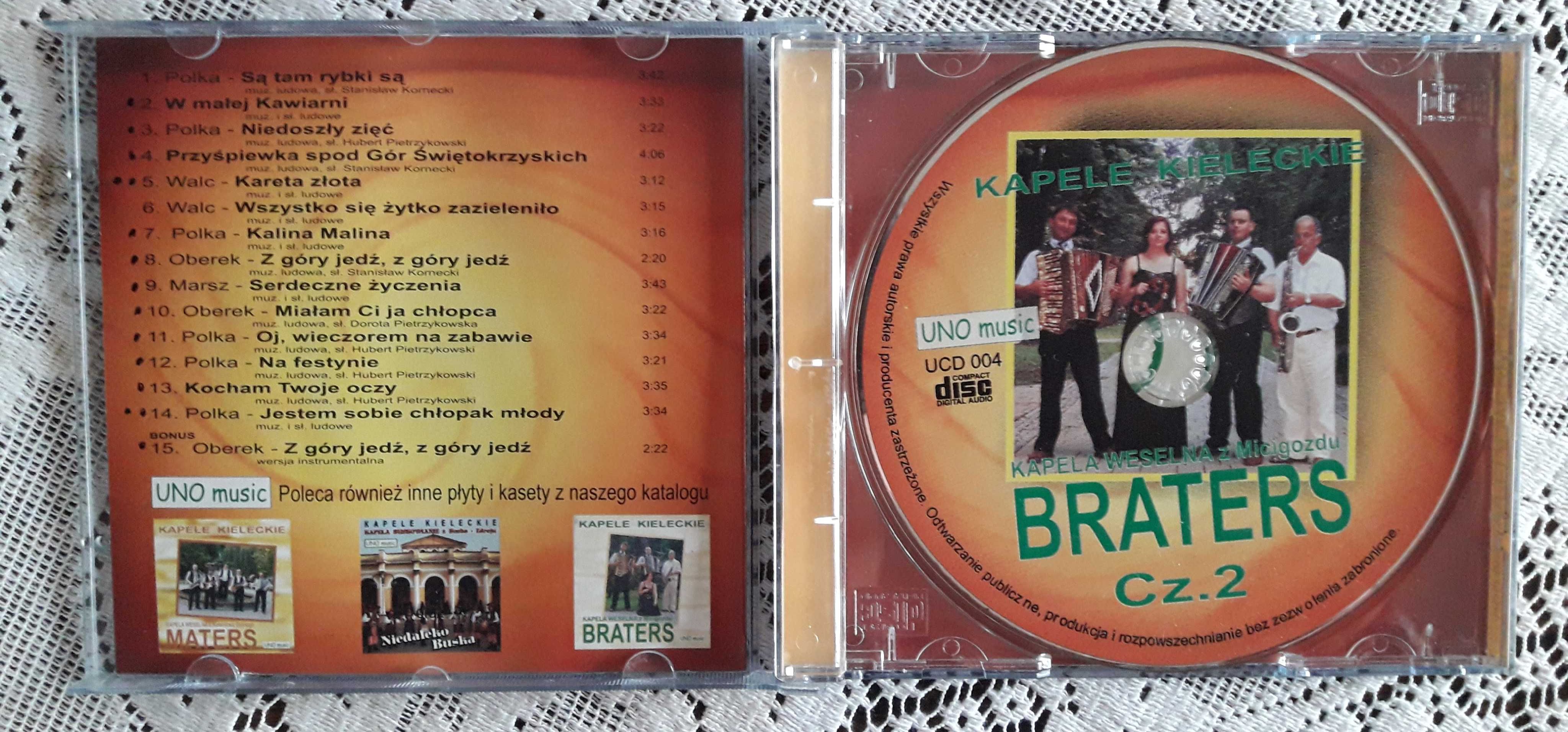 kolekcja Kapele kieleckie braters cz 2 Kapela Weselna z micigozdu cd