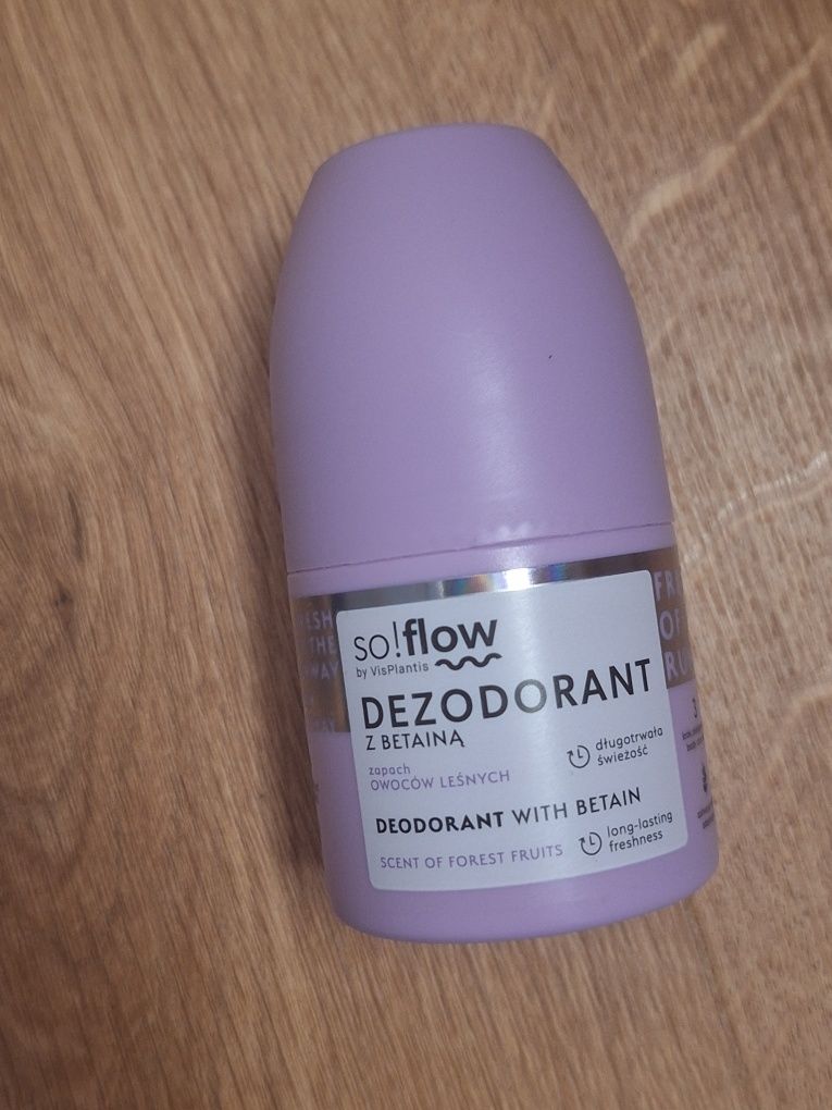 So!flow dezodorant z betainą roll on. Owoce leśne