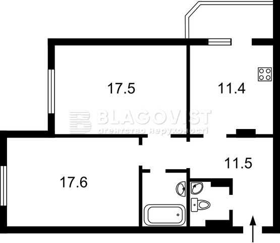 Продам квартиру  Здановської Юлії (Ломоносова), 36в