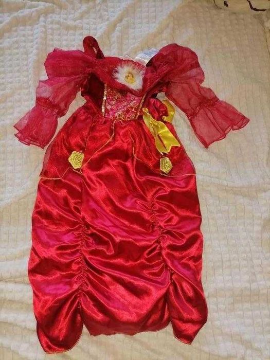 Карнавальное платье Белль красавица и чудовище 3-4, 5-6, 7-8 лет