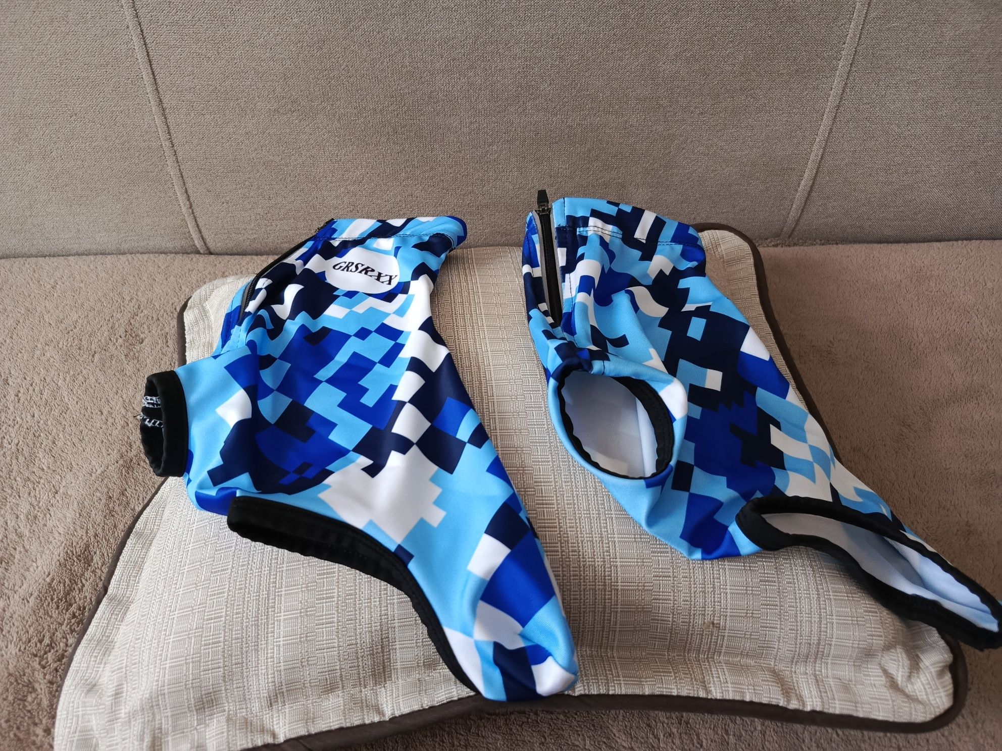 Ochraniacze na buty rowerowe/zamek błyskawiczny/elastan/bawełna/43-46