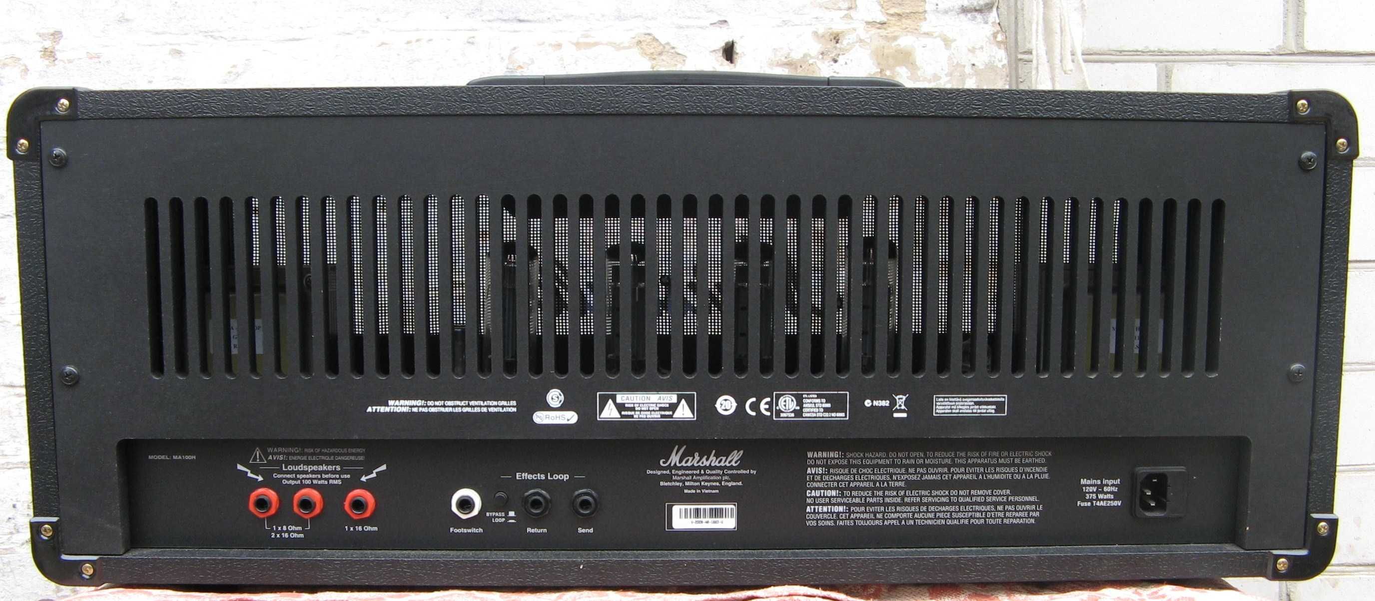 Усилитель гитарный 100 Вт Marshall