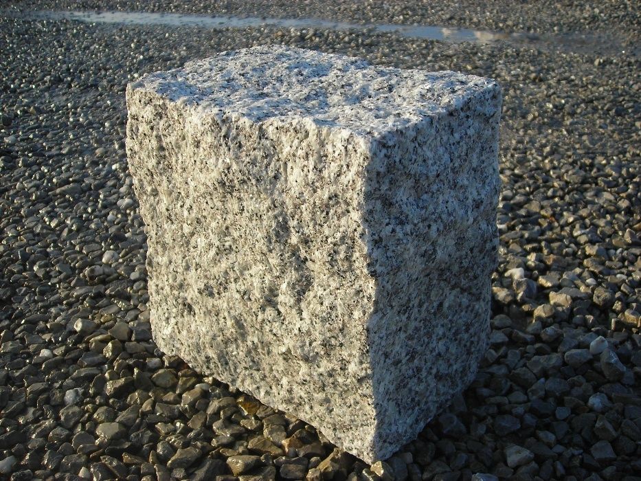 Kostka 20x20x10 granitowa opornik obrzeże brukowa żwir granit ziemia