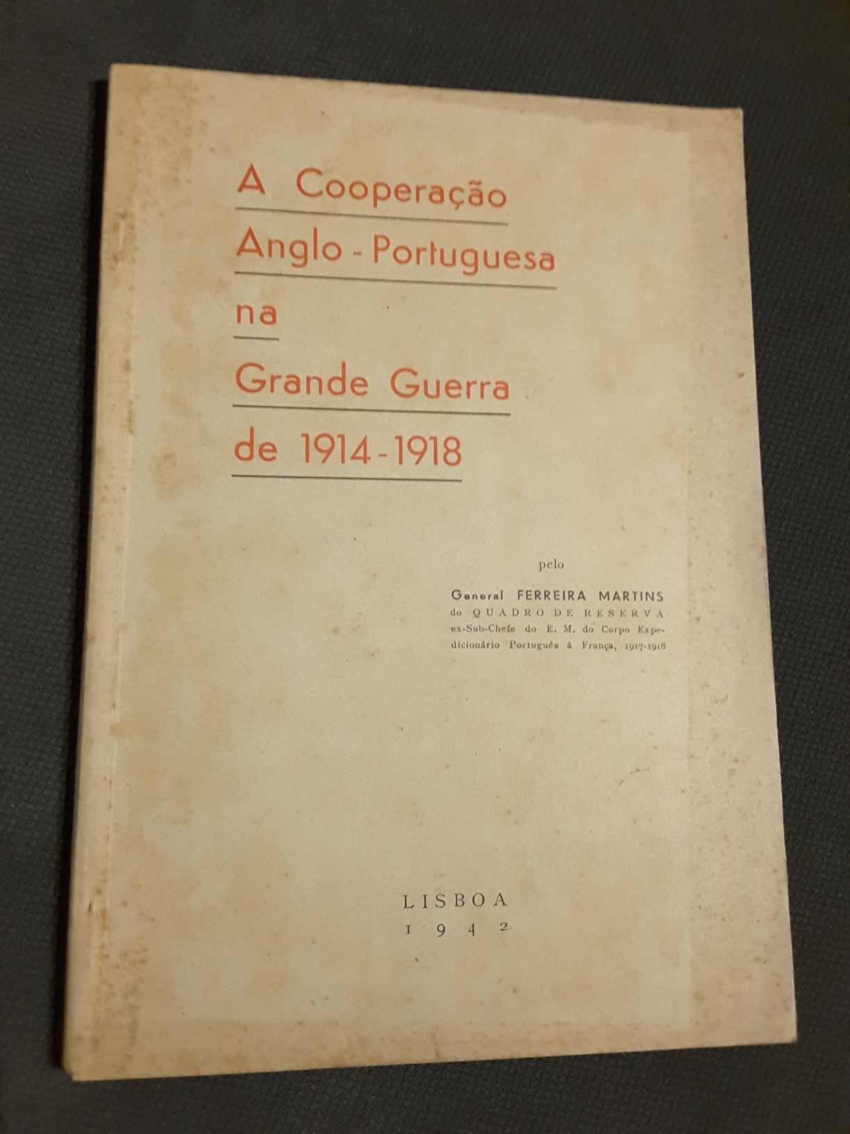 Exército. Serviço de Material / Cooperação Anglo-Portuguesa