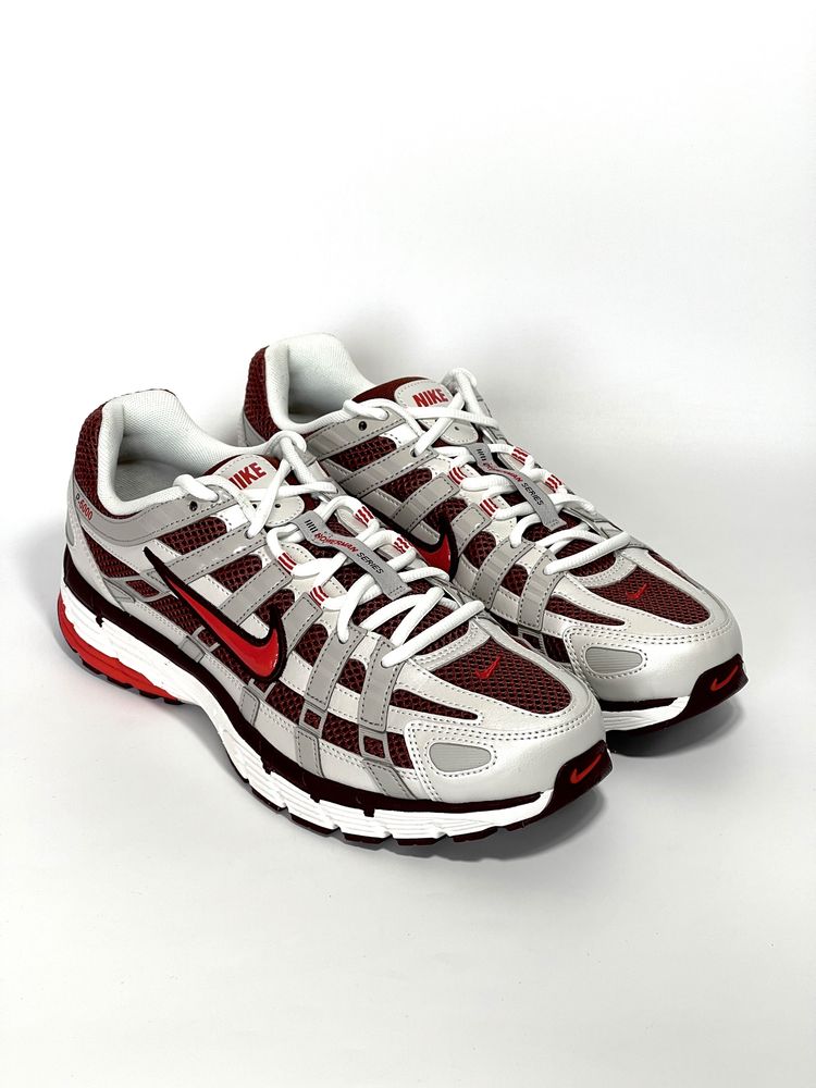 Оригінал Кросівки Nike  P-6000 HJ9598 оригинал найк 44 сірі червоні