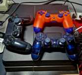 PS4 + 3 kontrolery + 9 gier + okablowanie