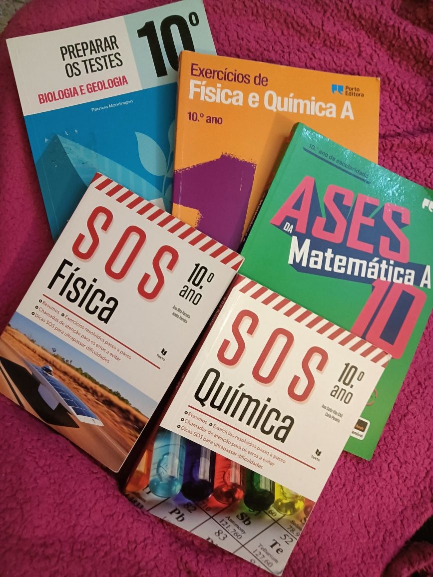 Preparar os testes Física e Quím. A , Matemática e Biologia 10° ano