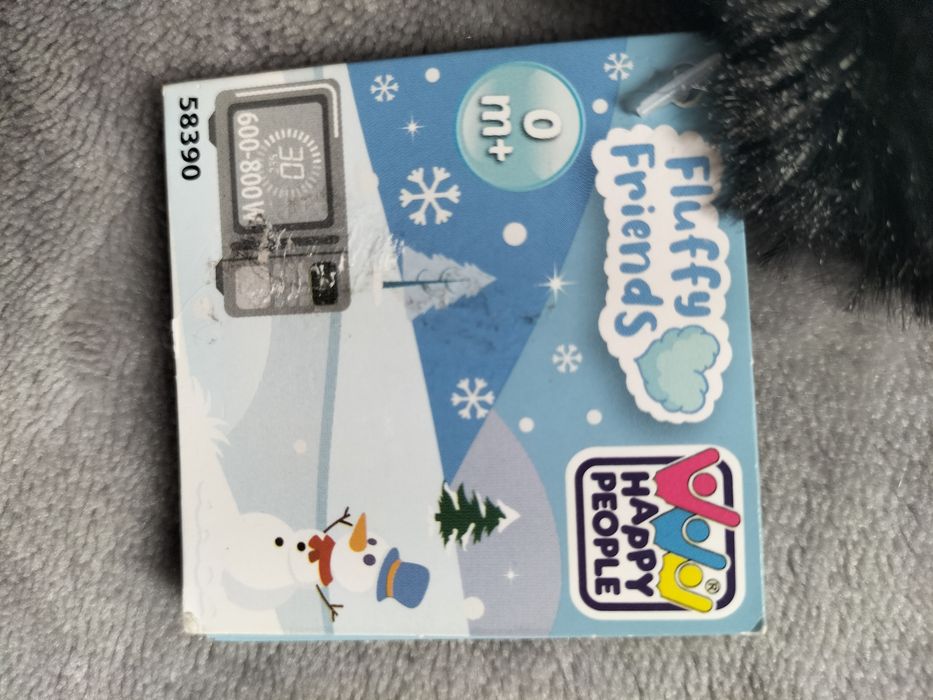 Mały uroczy termofor maskotka pingwinek dla dziecka Fluffy Friends