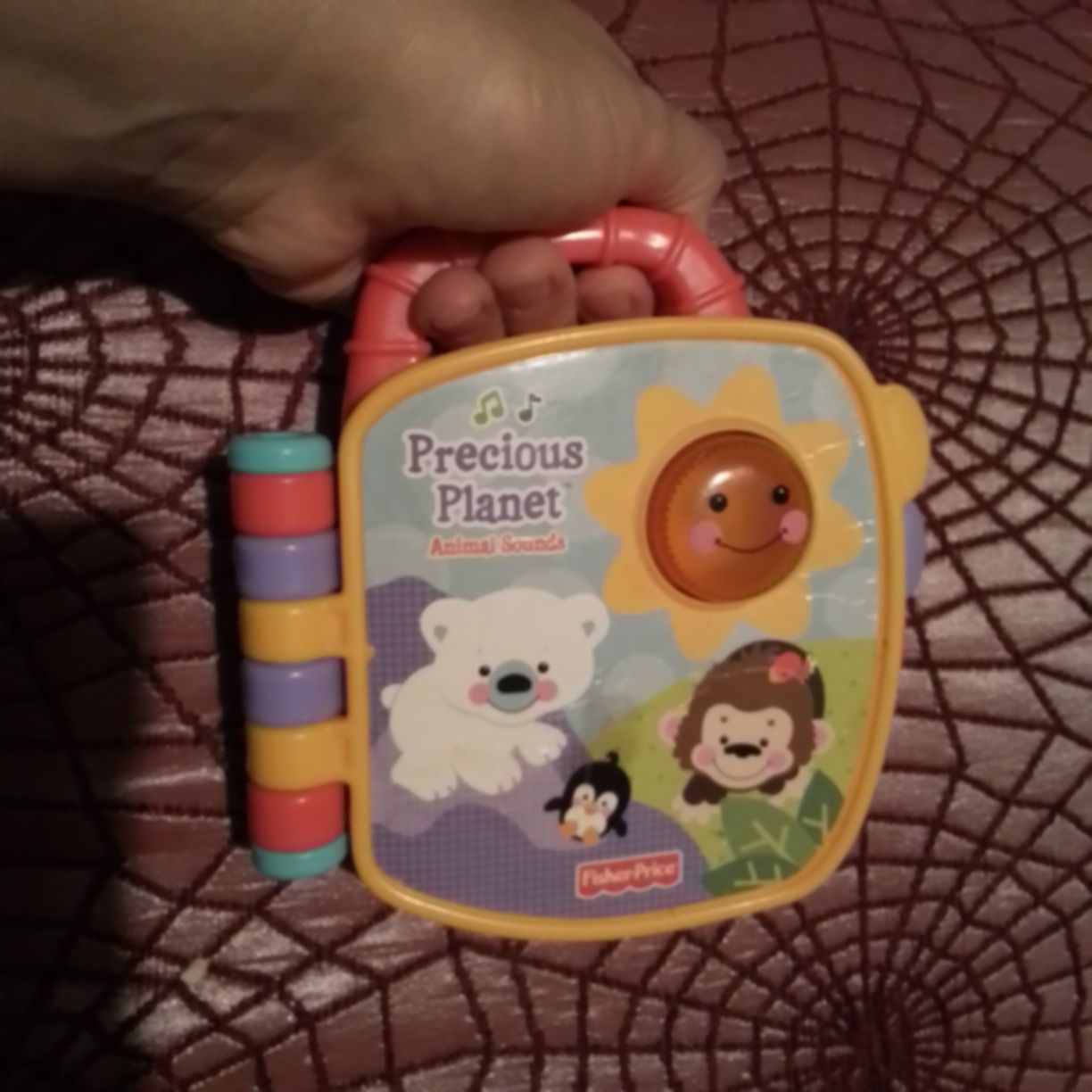 Fisher price музыкальная игрушка на английском языке звуки животных