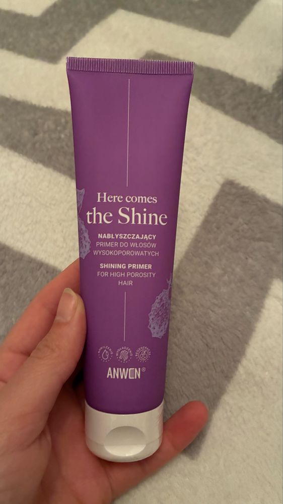 Anwen primer nablyszczajacy wlosy wysokoporowate here comes the shine