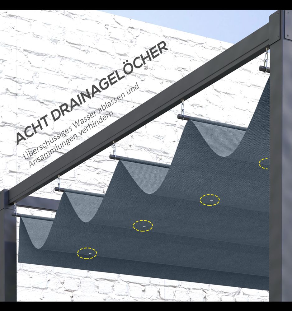 Zadaszenie na taras  pergola material