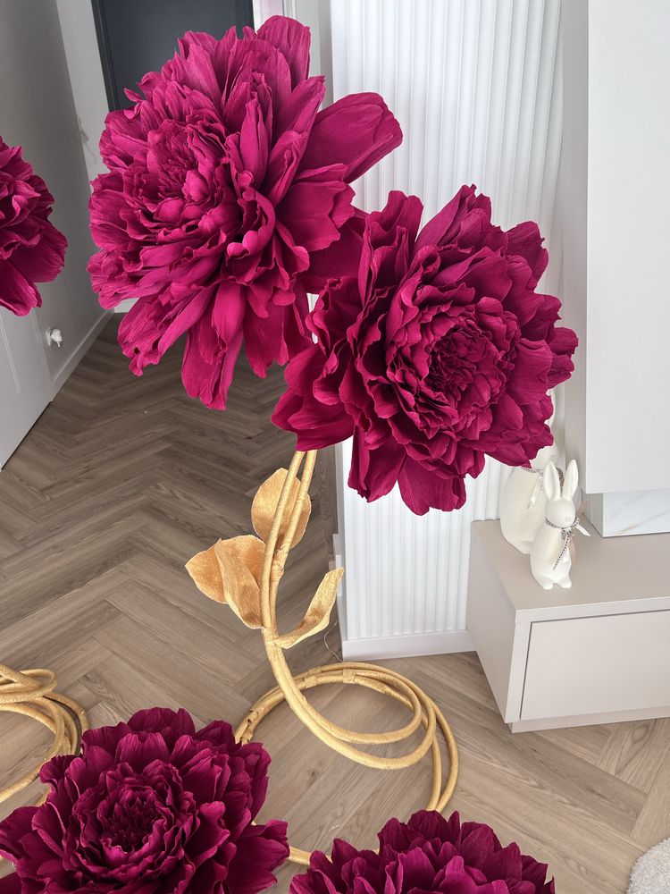 Peonie kwaoty giganty urodziny chrzciny dekoracja sklepu