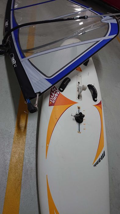 Deska windsurfing + żagiel + Bom+ wiosło  !