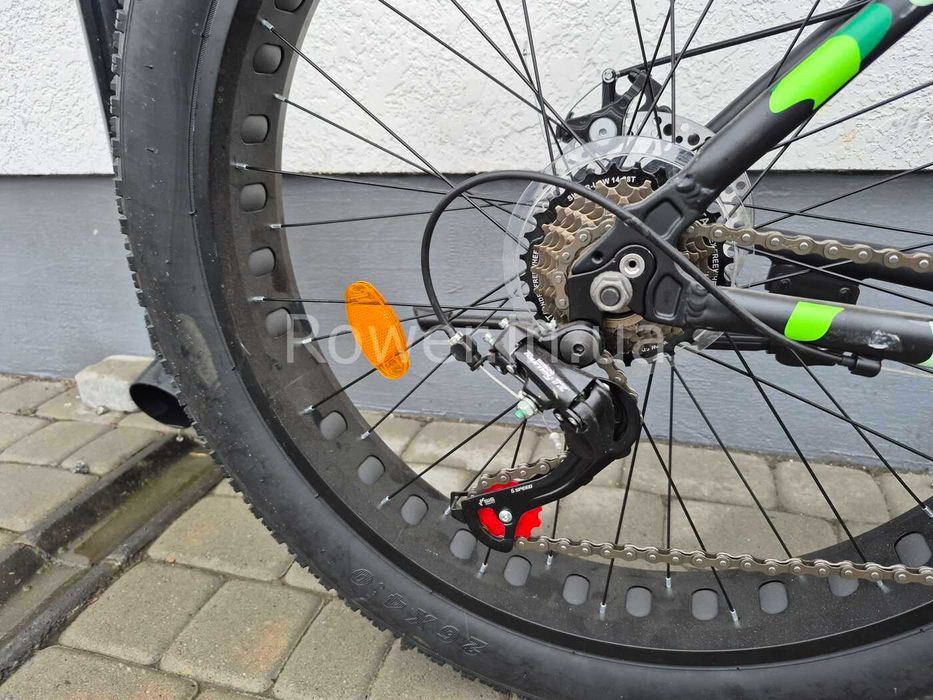 Фетбайк велосипед Fatbike Cross Crossover Rigit 26x4 2025 рама 19" gre