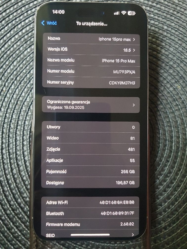 IPhone 15 Pro Max