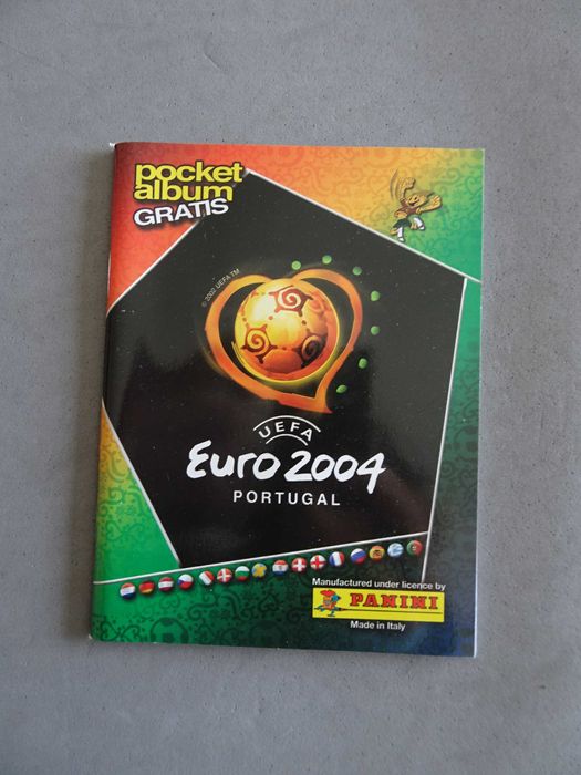 Caderneta de cromos de futebol Euro 2004 Panini - Pocket collection
