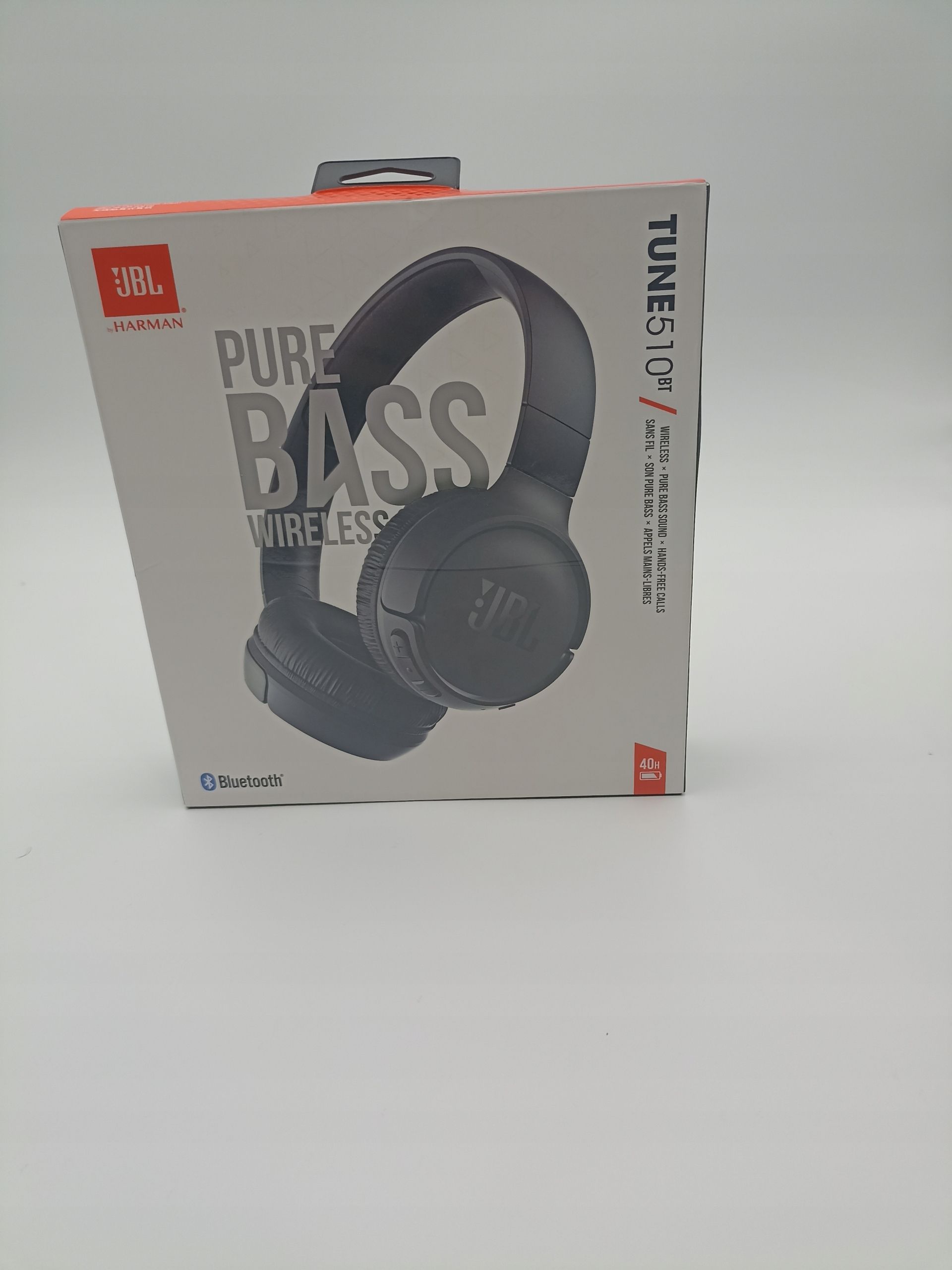 Słuchawki bezprzewodowe nauszne JBL Tune 510BT
