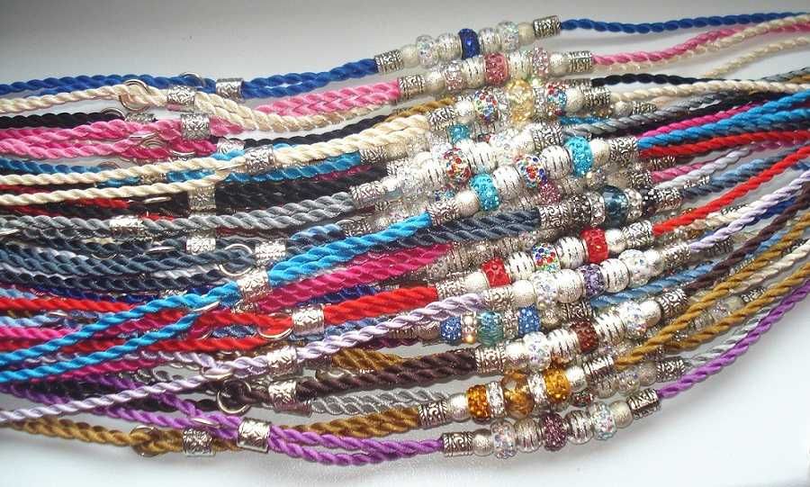 Smycz wystawowa ringówka na wystawę kolor R18