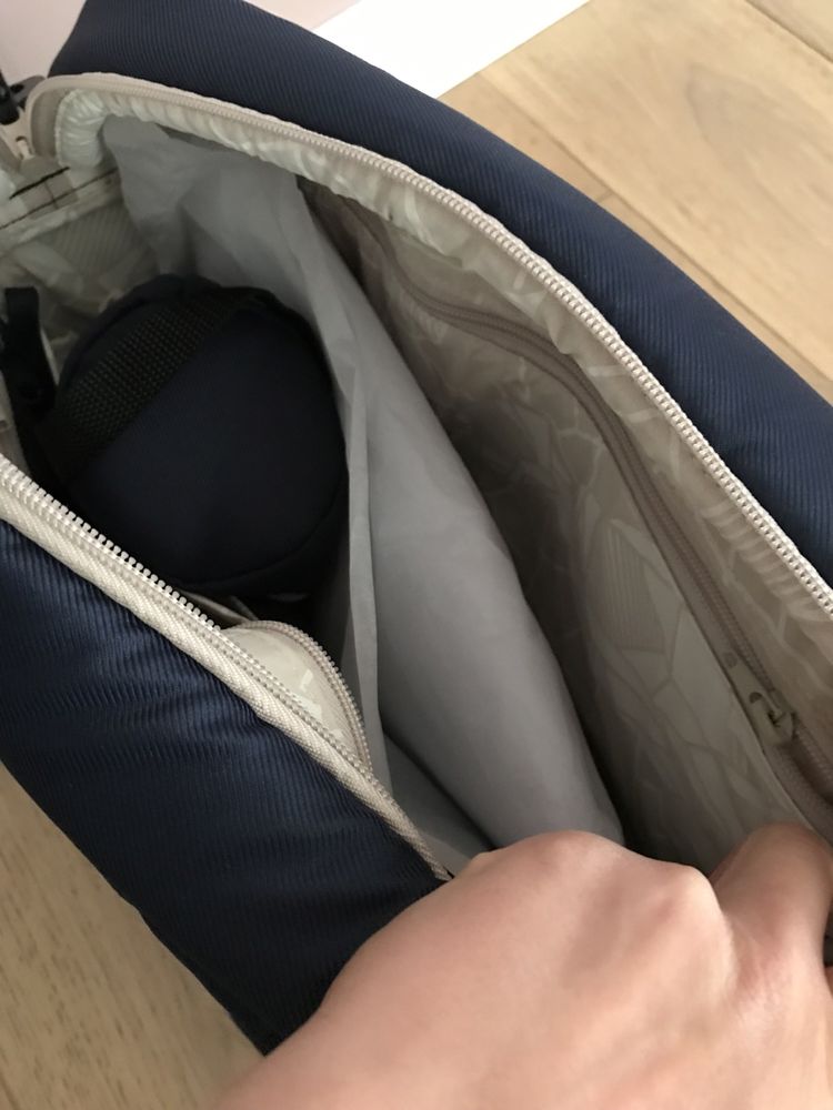 Torba do wozka Xbag granat beż nowa z dodatki gratis