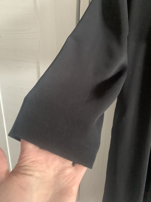 Płaszcz Kappahl M 40 42 oversize czarno prochowiec trencz płaszczyk