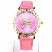 Розовые женские аналоговые часы