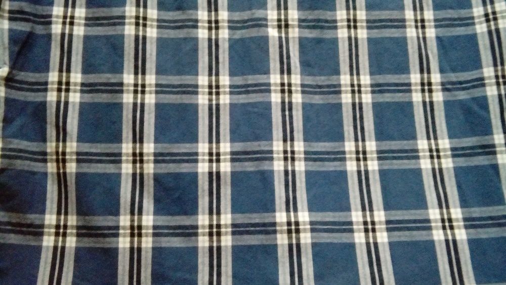 Koszula męska C&A Clockhouse rozmiar M/L granat biel krata