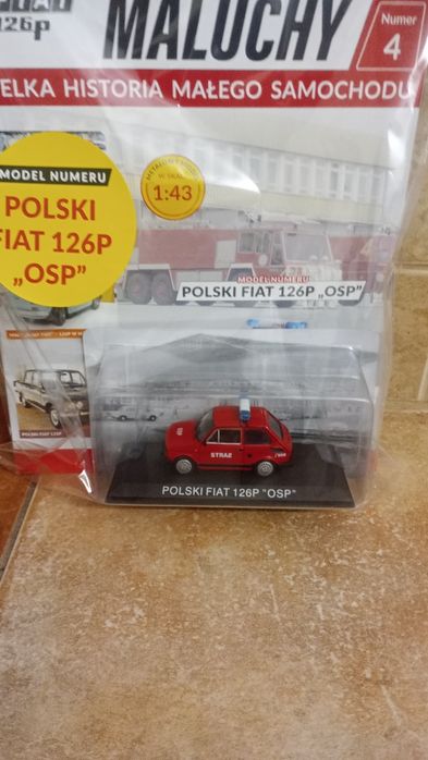 Sprzedam model Fiata 126p straż