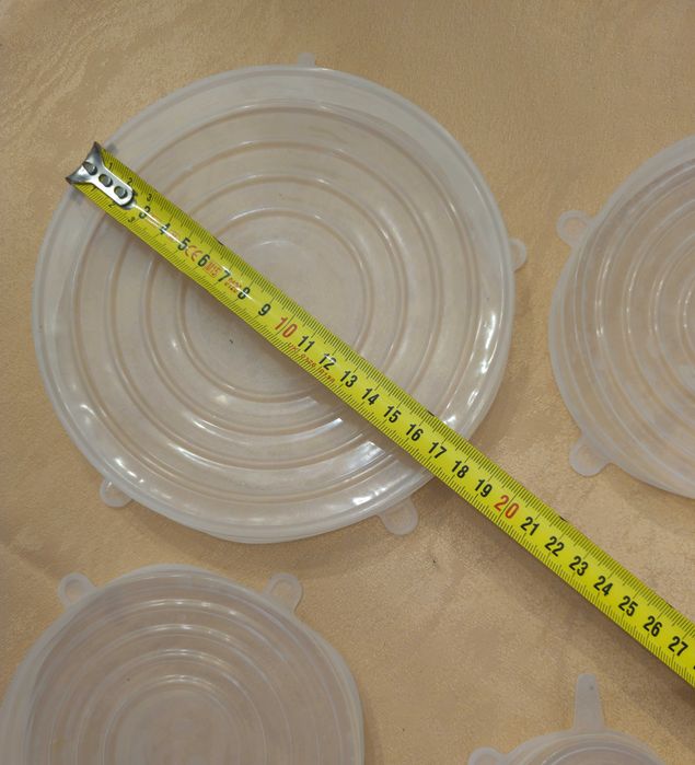 Tampas silicone para alimentos