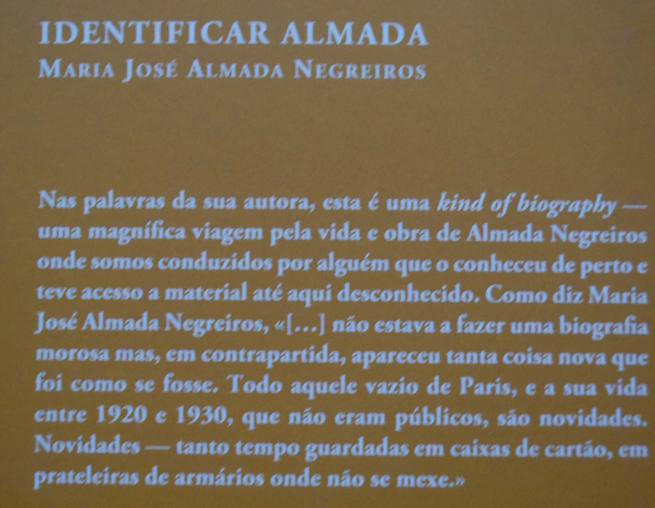 Identificar Almada de Maria José Almada Negreiros - 1ª Edição 2015