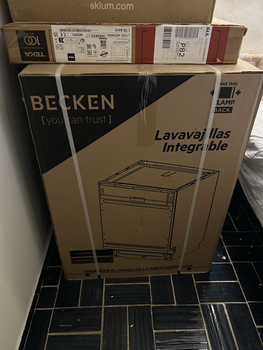 Máquina de Lavar Loiça Encastre BECKEN — Nova, Selada (60cm, Inox)