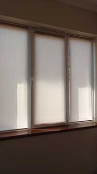 Бюджетні тканинні ролети для вікон Льон, рулонные шторы, жалюзи