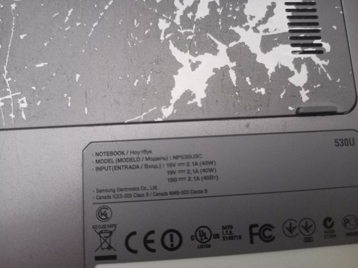 Laptop Samsung NP530 komputer Samsung np530 tanio