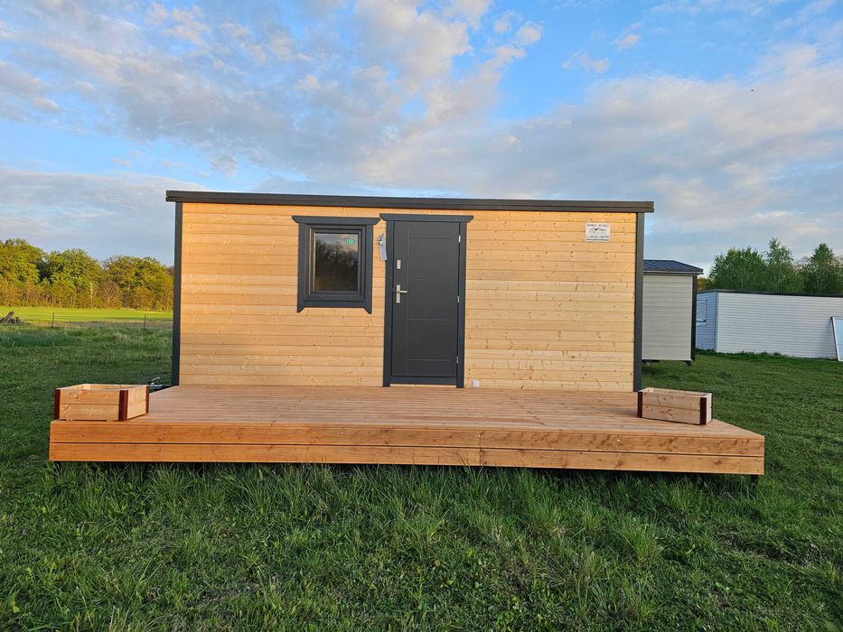 Domek Tiny Hause CORDA 1  o wym, 6x3 z tarasem, na działkę