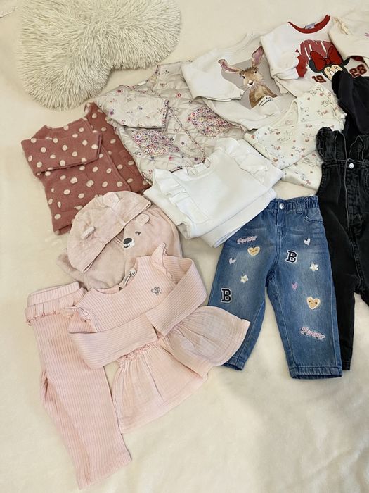 Zara джинси дитячі мега великий набір фірмових речей лот пакет речей