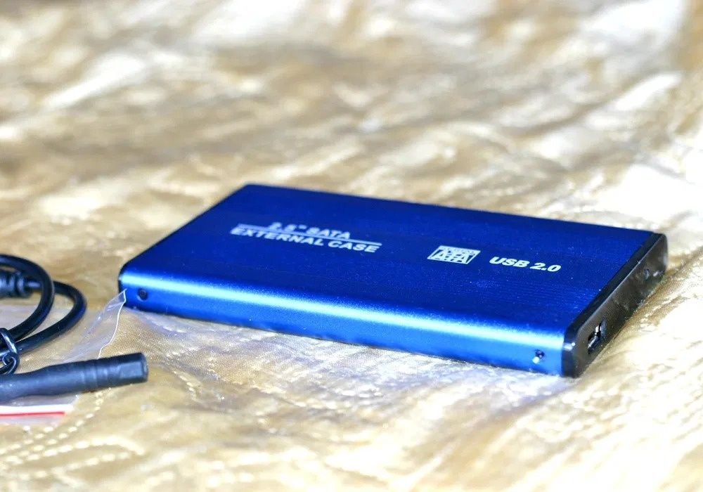 Внешний USB карман жесткого диска, ЮСБ корпус винчестера, HDD SATA-USB