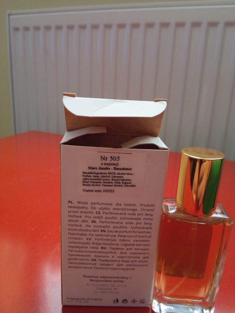 Francuskie perfumy nr 505