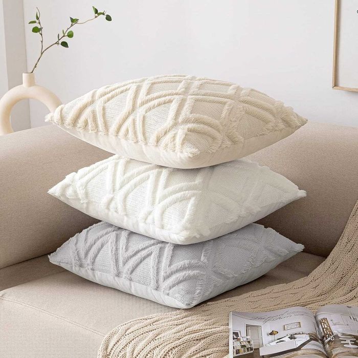 Nowe poszewki na poduszki / 40x40cm / poszewka / 2szt / ecru !3025!