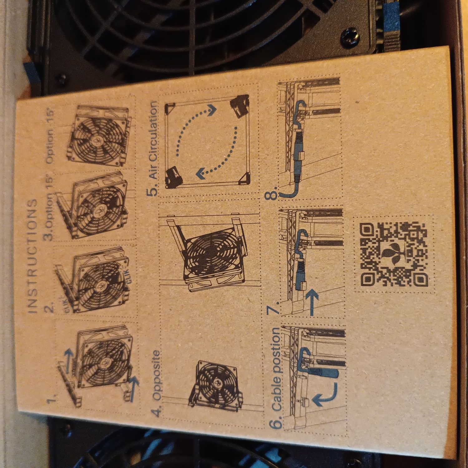 Monkey growbox fan dual