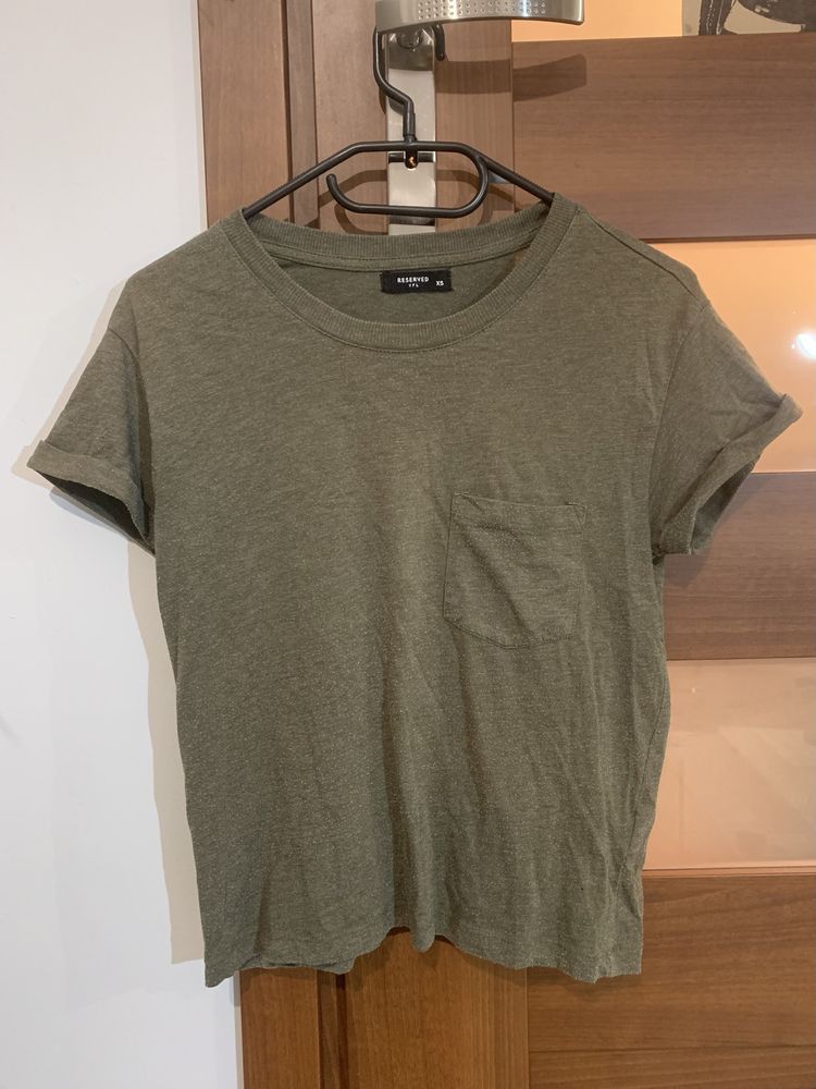 koszulka t-shirt khaki reserved