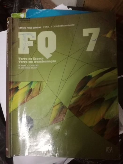 Livro de física e química FQ Terra no espaço... + caderno de atividade