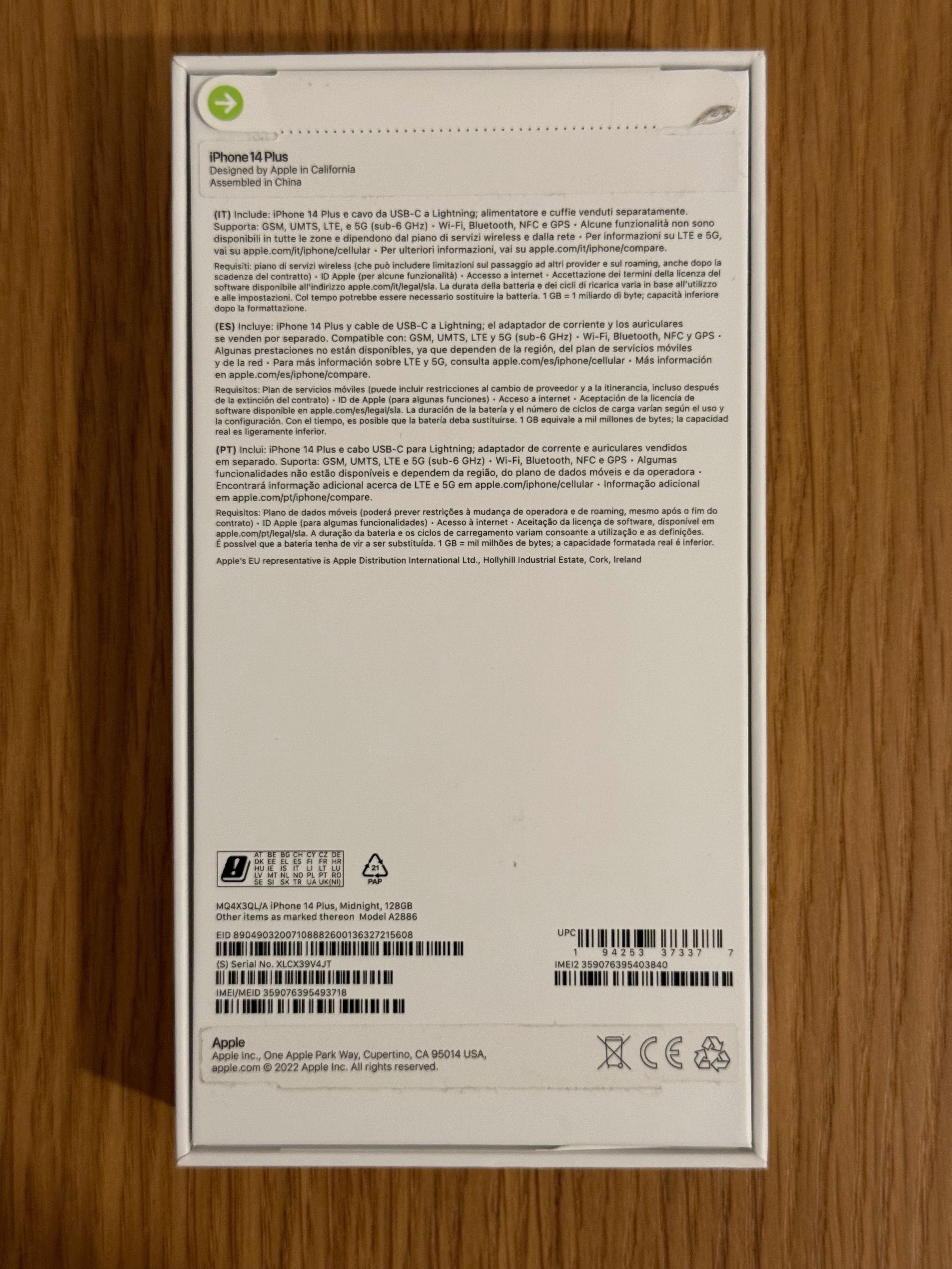 iPhone 14 Plus 128GB