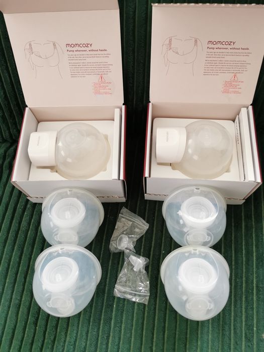 Laktator momcozy s12pro i trzy komplety muszli