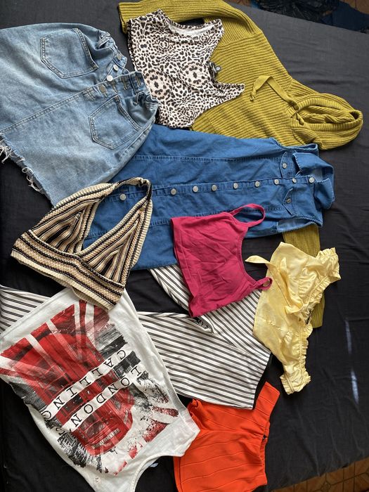 Мешок/лот вещей 62 шт размер S/m