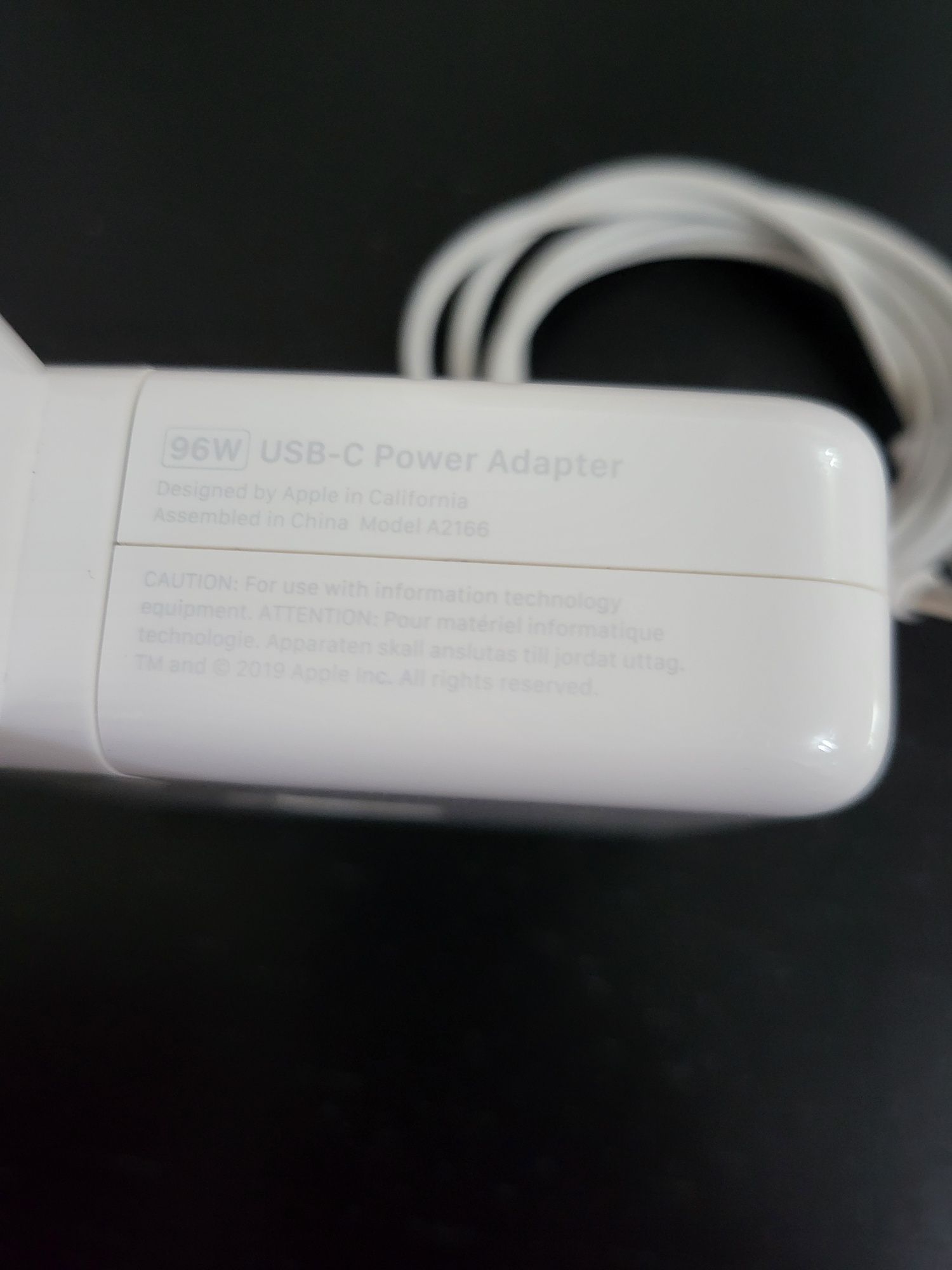 Carregador Apple USB-C de 96 W