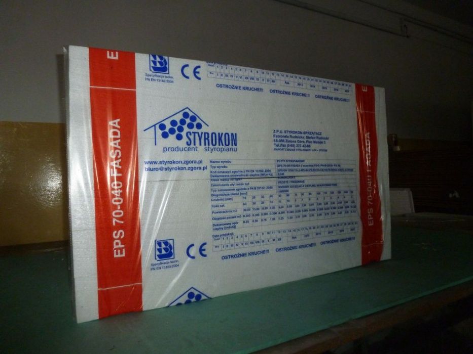 Styropapa gr. 10 cm EPS-100 - producent