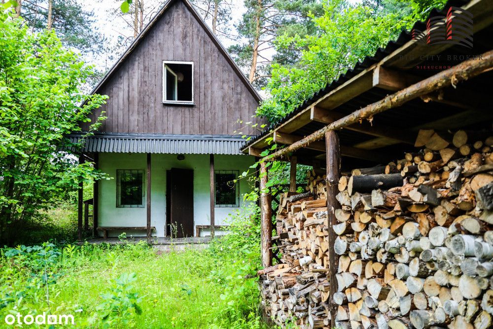 Piękna działka z domkiem obok Wisły Nasiłów