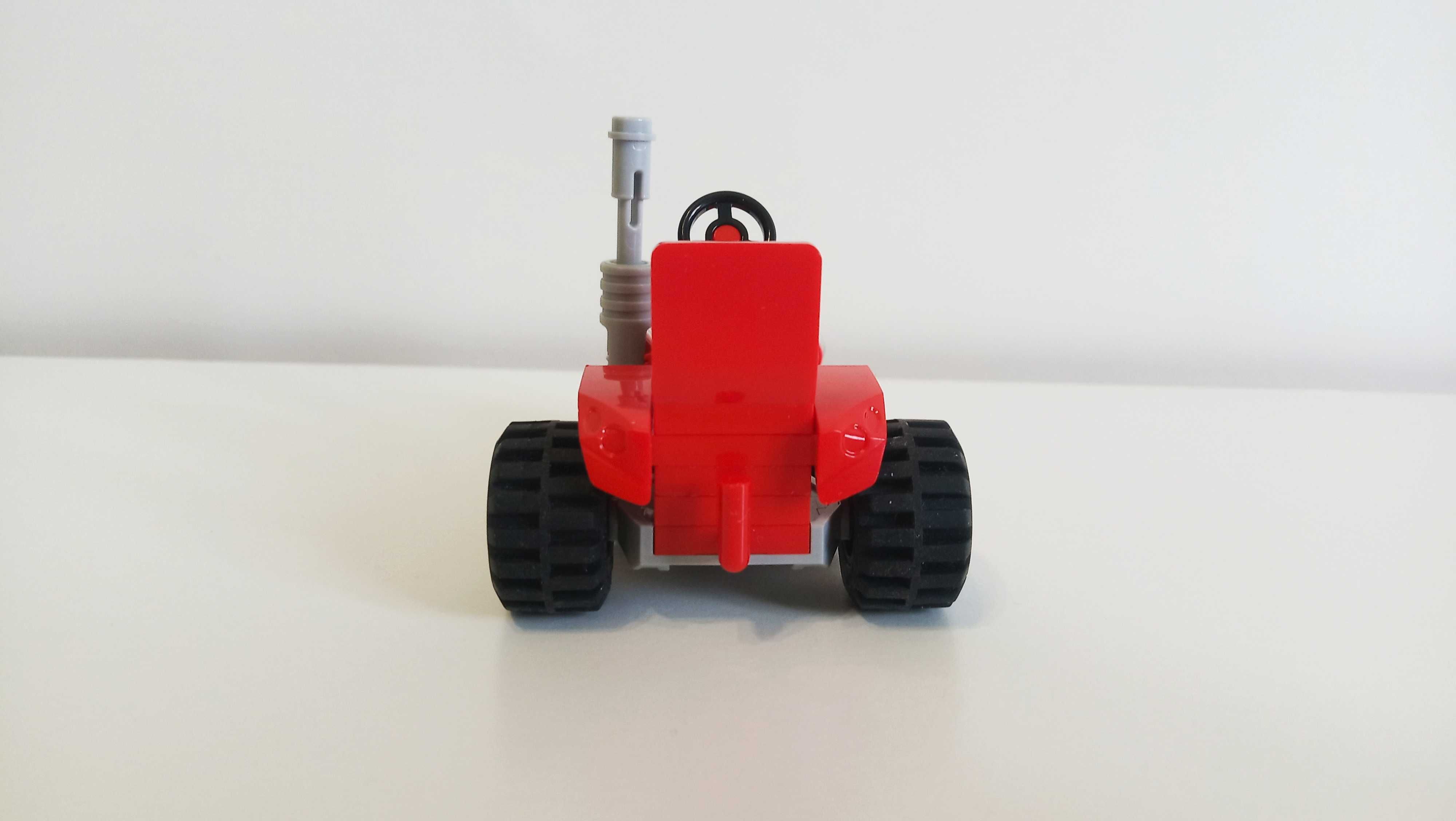 Lego Moc traktor ursus c330 z przyczepą z drewnem