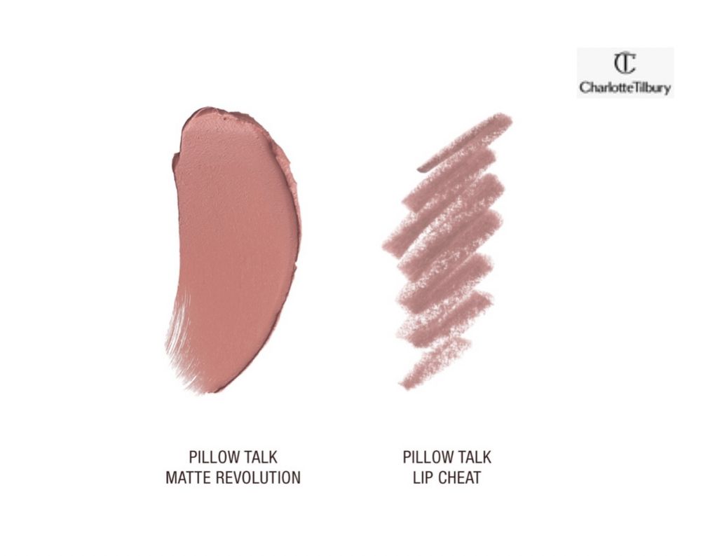 Charlotte Tilbury - міні набір помада + олівець, колір Pillow Talk