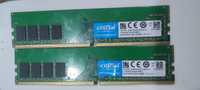 Оперативна пам'ять Crucial DDR4-2400 
16гб 2/8