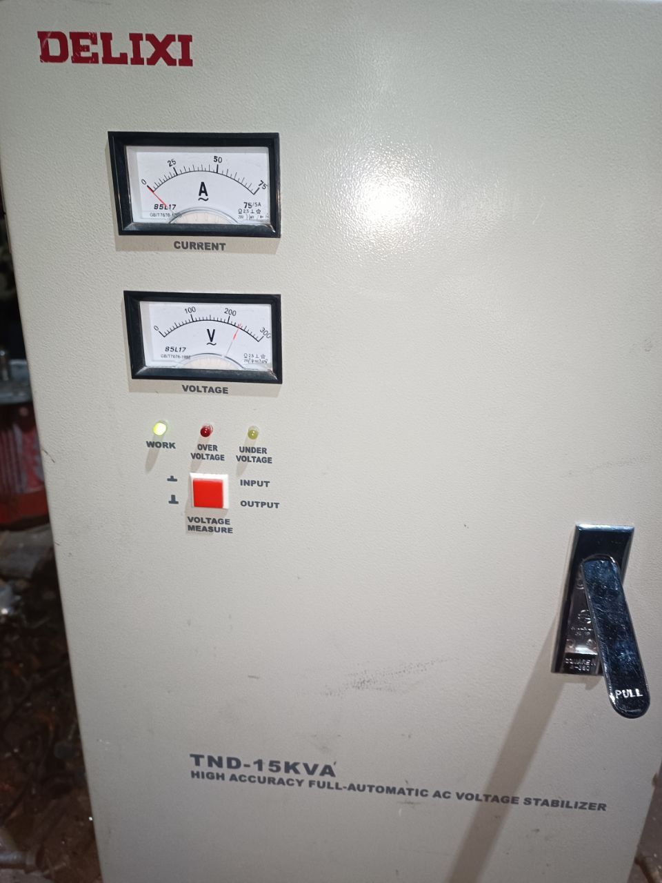Стабилизатор напряжения DELIXI TND-15KVA